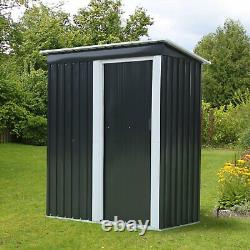 Horizontal Outdoor Storage Shed Without Floor Base With Lockable Door 3.5 x 6 FT