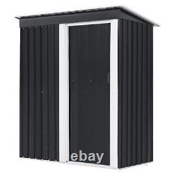 Horizontal Outdoor Storage Shed Without Floor Base With Lockable Door 3 x 5 FT US