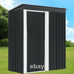 Horizontal Outdoor Storage Shed Without Floor Base With Lockable Door 3 x 5 FT US