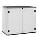 Horizontal Outdoor Storage Shed For Backyards And Patios 34 Cubic Feet Capacity