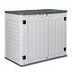 Horizontal Outdoor Storage Shed For Backyards And Patios 34 Cubic Feet Capacity
