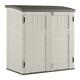 Horizontal Resin Outdoor Storage Sheds With Durable Floor Multi Wall Stability