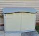 Horizontal Resin Outdoor Storage Utility Shed Large Patio Yard Garden Tool Box