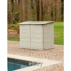 Horizontal Resin Storage Shed 2 Ft. 7 In. X 5 Ft