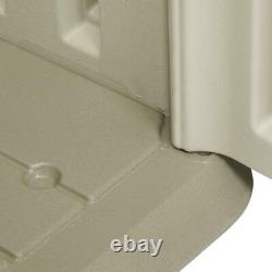 Horizontal Storage Shed 2 7 Inch x 5 Ft Leak Resistant Heavy Duty Plastic Resin