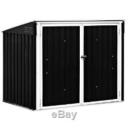 Horizontal Storage Shed 68 Cubic Feet For Garbage Cans Pool Supplies Organizer