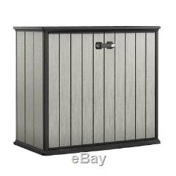 Horizontal Storage Shed Duotech Resin 4.6 ft. X 2.6 ft. X 3.11 ft. Lockable Lid