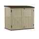 Horizontal Storage Shed Outdoor Storage Cabinet For Garbage Cans Tools Accessori