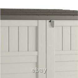 Horizontal Storage Shed Outdoor Storage Cabinet for Garbage Cans Tools Accessori