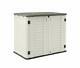 Horizontal Storage Shed Weather Resistance Multi-purpose Outdoor Storage Box For