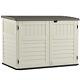 Horizontal Stow-away Storage Shed 5.9 Ft. X 3.7 Ft All-weather Resin