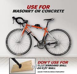 Horizontal Wall Mount Hanger, Indoor Bicycle Hook Holder Storage Rack for Home o