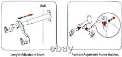 Horizontal Wall Mount Hanger, Indoor Bicycle Hook Holder Storage Rack for Home o