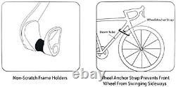 Horizontal Wall Mount Hanger, Indoor Bicycle Hook Holder Storage Rack for Home o