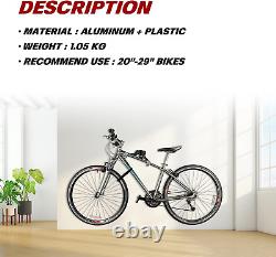 Horizontal Wall Mount Hanger, Indoor Bicycle Hook Holder Storage Rack for Home o