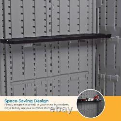Horizontal and XL Vertical Shed Shelf Kit, Space-Saving Shelf, BMSASHELFH2