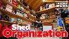 How To Maximize Storage Space Shed Organization Garage Organization Garage Storage Ideas Diy