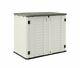 Ivory/gray 4 Ft. W X 2 Ft. 5 In. D Plastic Horizontal Storage Shed