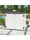 Kingying Outdoor Storage Shed Horizontal Storage Box, Waterproof