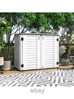 KINGYING Outdoor Storage Shed Horizontal Storage Box, Waterproof