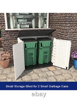 KINGYING Outdoor Storage Shed Horizontal Storage Box, Waterproof