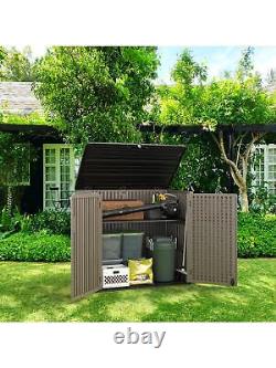 KINGYING Outdoor Storage Shed Horizontal Storage Box Waterproof for Garde