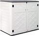 Kinying Larger Outdoor Storage Shed Weather Resistance Horizontal Storage Box