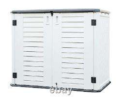 KINYING Outdoor Storage Shed Horizontal Storage Box Waterproof for Garden