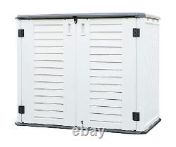 KINYING Outdoor Storage Shed Horizontal Storage Box Waterproof for Garden