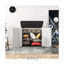 KINYING Outdoor Storage Shed Horizontal Storage Box Waterproof for Garden
