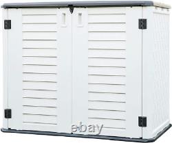 KINYING Outdoor Storage Shed Horizontal Storage Box Waterproof for Garden, Pat