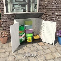 KINYING Outdoor Storage Shed Horizontal Storage Box Waterproof for Garden, Pat