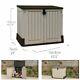 Keter 17197253 Store-it-out Midi Outdoor Plastic Garden Storage Shed Beige/br