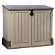Keter 211166 4.3 X 2.5 Outdoor Horizontal Storage Shed Beige/brown