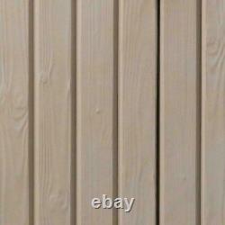 Keter 211166 4.3 x 2.5 Outdoor Horizontal Storage Shed Beige/Brown