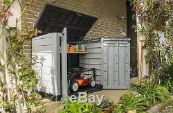 Keter 245009 Store-It-Out Ace Resin Outdoor Storage Shed 39 Cubic Foot Grey