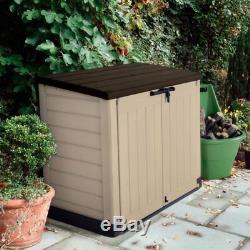 Keter 4 ft. Tall Store-It-Out Max Resin Patio Outdoor Garden Storage Shed