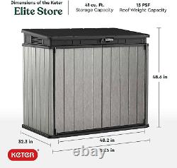 Keter Cortina Mega Premium Horizontal Shed Outdoor Storage