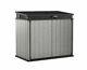 Keter Elite Store 4.6 X 2.7 Resin Outdoor Storage Shed With Floor For Trash C