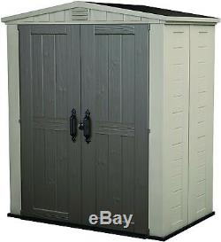 Keter Factor 6x3 Outdoor Storage Shed Kit-Perfect to Store Patio Furniture