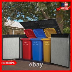 Keter Grande Horizontal Outdoor Storage Sheds Durable Polypropylene Resin New