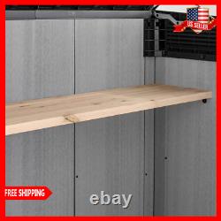 Keter Grande Horizontal Outdoor Storage Sheds Durable Polypropylene Resin New