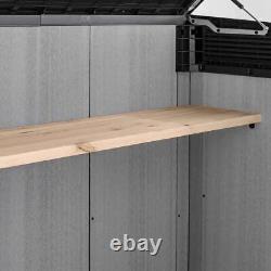 Keter Grande Horizontal Shed, Dimensions 6.25 ft. X 3.6 ft. X 4.3 ft