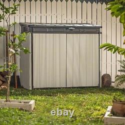 Keter KET-237831 Elite Store Outdoor Storage Shed 4.6 by 2.7 Foot, Deco Grey