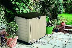 Keter Max 42-Cu Ft Resin Outdoor Storage Shed All-Weather Store-It-Out Garden