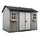 Keter Oakland 11 X 7.5 Foot Outdoor Shed For Garden Accessories And Tools, Gray