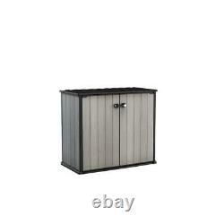 Keter Patio Store 4.6 ft. X 2.6 ft. X 3.11 ft. Resin Horizontal Storage Shed