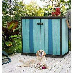 Keter Patio Store 4.6 ft. X 2.6 ft. X 3.11 ft. Resin Horizontal Storage Shed