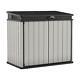 Keter Premier Xl 41 Cu. Ft. Horizontal Outdoor Storage Shed, Gray Vinyl! New