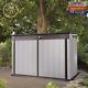 Keter Rustic Weather Resistant Grande Horizontal Outdoor Shed With Floor. New